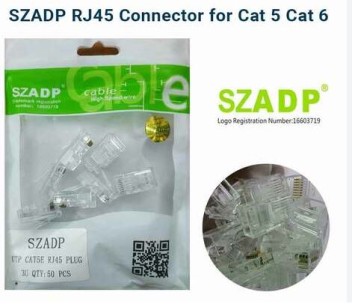 SZADP CONNECTOR CAT5&CAT6